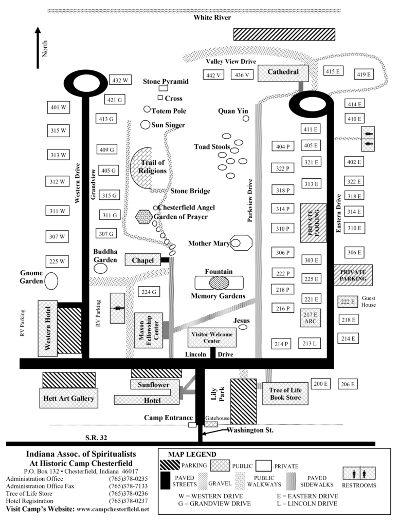 Map of Camp Historic Camp Chesterfield